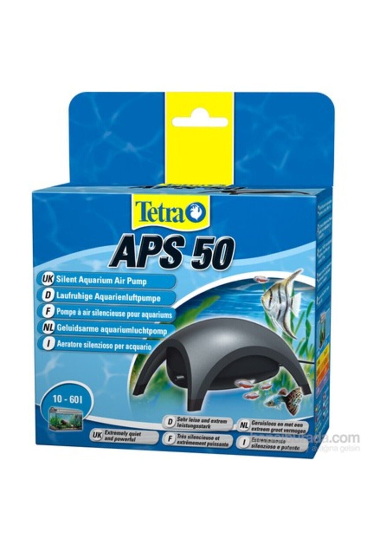 Tetra Aps 50 Sessiz Hava Motoru Siyah 10/60 L Akvaryum
