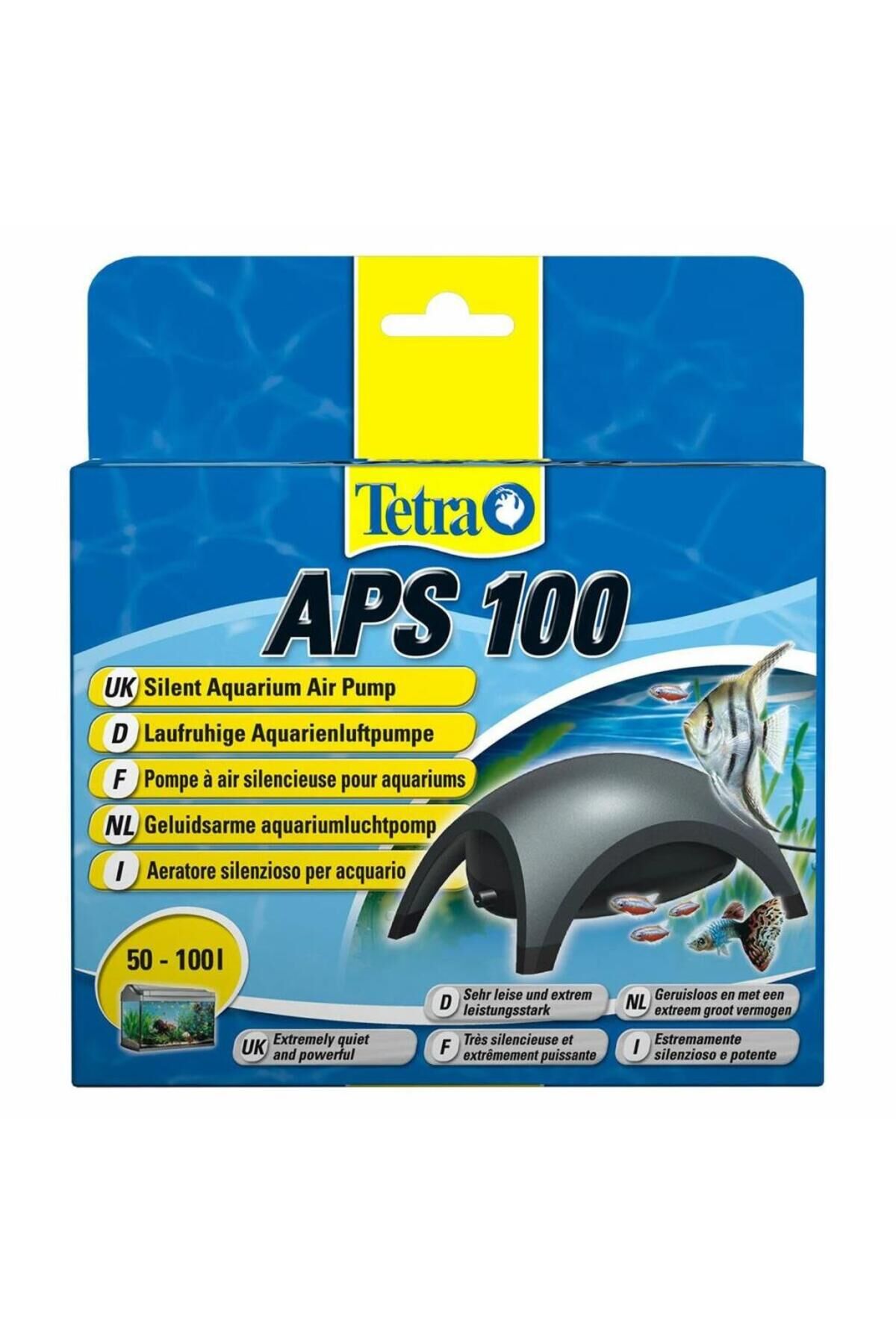 Tetra Aps 100 Sessiz Hava Motoru Siyah 50/100 L Akvaryum