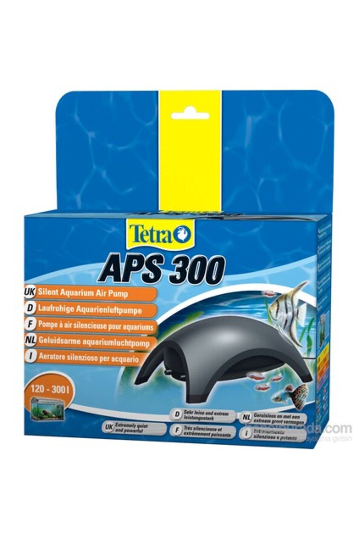 Tetra Aps 300 Sessiz Hava Motoru Siyah 120/300 L Akvaryum