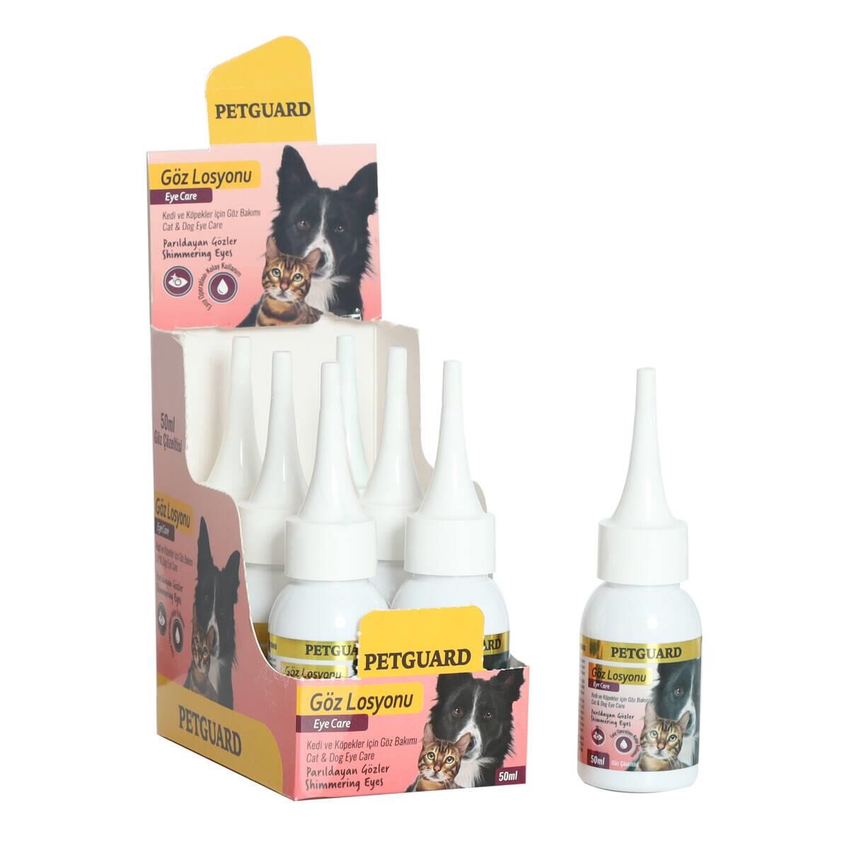 PETGUARD KEDİ VE KÖPEK GÖZ BAKIM LOSYONU 50ML