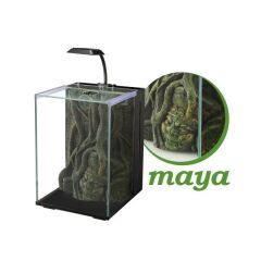 Nubios Nano Akvaryum Maya Dekorlu Siyah 20x22x29Cm