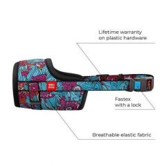 Waudog Collar Köpek Ağızlığı Summer desenli boyut 35-43 cm