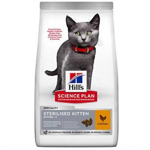 Hills Sterilised Kitten Tavuklu Kısırlaştırılmış Yavru Kedi Maması 10 Kg