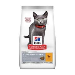 Hills Sterilised Kitten Tavuklu Kısırlaştırılmış Yavru Kedi Maması 3 Kg