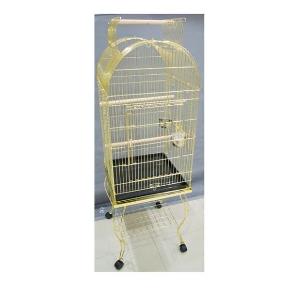 EuroGold Sehpalı Papağan Kafesi Gold 51x51x152cm 902ag