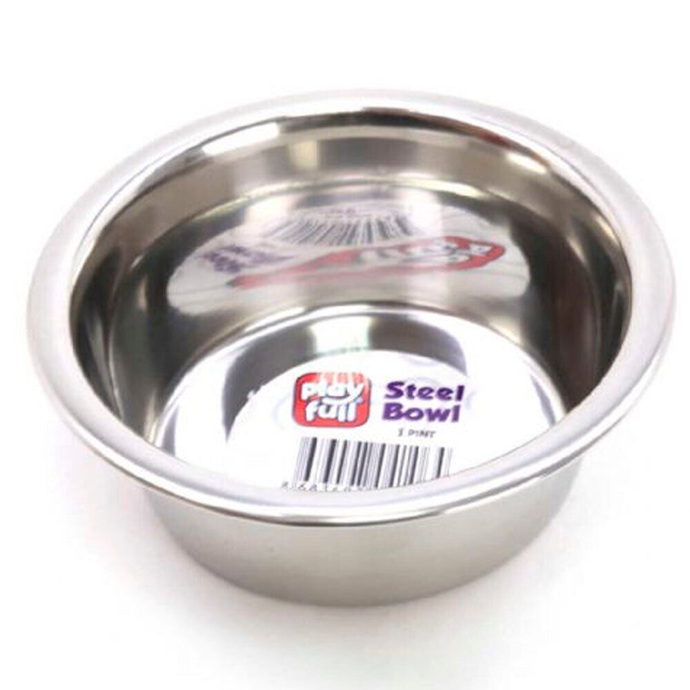 Playfull Derin Çelik Mama ve Su Kabı 1