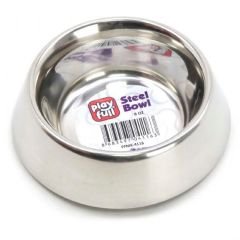 Playfull Haşere Engelleyici Çelik Mama ve Su Kabı Kauçuk Tabanlı 8 Oz