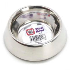 Playfull Haşere Engelleyici Çelik Mama ve Su Kabı Kauçuk Tabanlı 8 Oz