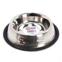 Playfull Pati ve Kemik Kabartma Desenli Çelik Mama ve Su Kabı 16 Oz