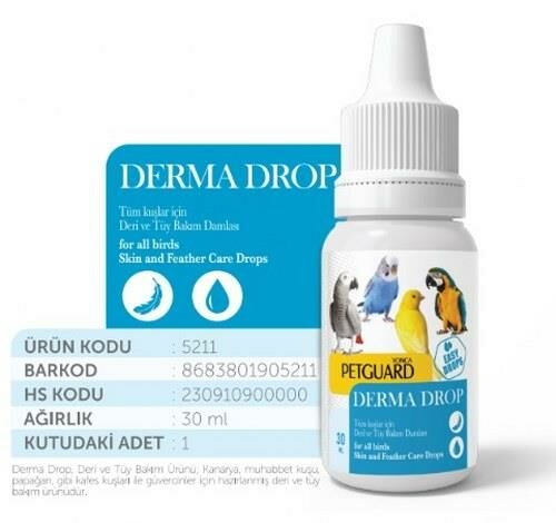 PETGUARD KUŞ VİT DERMA SUPPORT 30ML