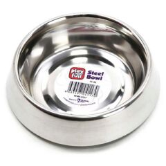 Playfull Haşere Engelleyici Çelik Mama ve Su Kabı Kauçuk Tabanlı 16 Oz