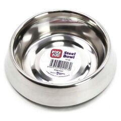 Playfull Haşere Engelleyici Çelik Mama ve Su Kabı Kauçuk Tabanlı 16 Oz