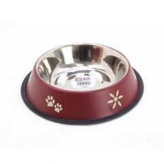 Playfull Renkli Desenli Çelik Mama ve Su Kabı 64 Oz