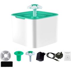 New Generation 3 in 1 Çiçekli Otomatik Kedi & Köpek Su Kabı 1,5lt