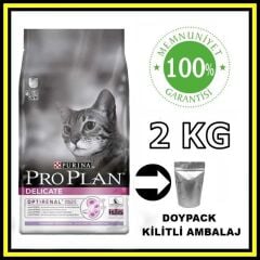ProPlan delicate kuzu etli seçici kedi 2 kg açık mama