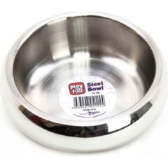 Playfull Çift Taraflı Çelik Mama ve Su Kabı Kauçuk Tabanlı 16 cm