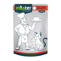 Master Pouch Jöleli Kümes Hayvanlı Yetişkin Yaş Kedi Maması 80gr