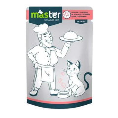 Master Pouch Dana Etli Yetişkin Yaş Kedi Maması 80gr