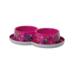 Moderna Trendy İkili Kedi Mama Kabı Mor 2x350 Ml