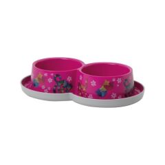 Moderna Trendy İkili Kedi Mama Kabı Mor 2x350 Ml
