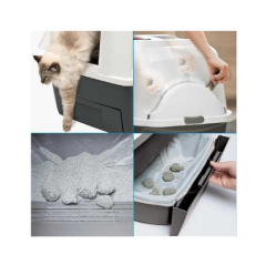 Catit SmartSift Otomatik Kedi Tuvalet Kabı 66x48x63