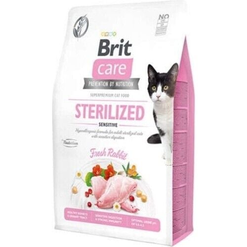 Brit Care Tahılsız Tavşan Etli Kısır Kedi Maması 2 kg