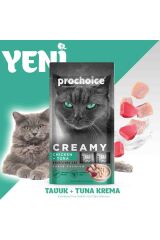 Prochoice Creamy Kediler İçin Tavuklu Ton Balıklı Sıvı Kedi Ödül 4x15 gr