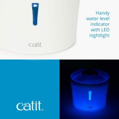 Catit 2.0 Çiçek Şekilli Led Işıklı Otomatik Su Kabı 3 Lt