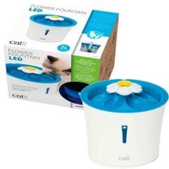 Catit 2.0 Çiçek Şekilli Led Işıklı Otomatik Su Kabı 3 Lt