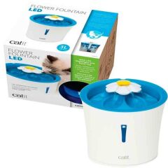 Catit 2.0 Çiçek Şekilli Led Işıklı Otomatik Su Kabı 3 Lt