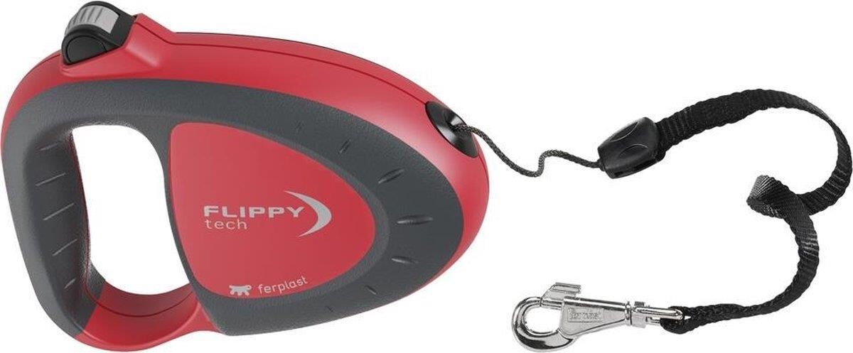 Ferplast Flippy Otomatik Uzayan Gezdirme Kırmızı Kordon 5 Metre 50 Kg