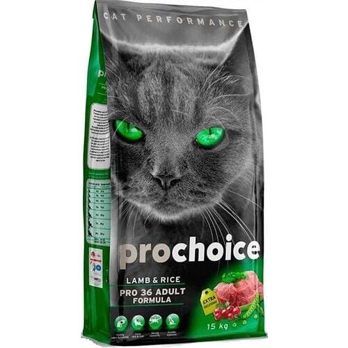 Pro Choice Pro 36 Lamb&rice Kuzu Etli Yetişkin Kedi Maması 15 kg
