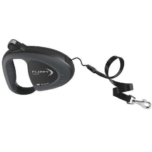 Ferplast Flippy Otomatik Uzayan Gezdirme Siyah Kordon 3 Metre 12 Kg