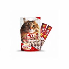 EuroGold Cat Sıvı Kedi Ödülü Dana - Tavuk Etli 5x15Gr