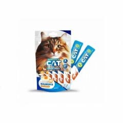 EuroGold Cat Sıvı Kedi Ödülü Somon - Karides 5x15Gr