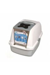 Catit Gri Kapalı Kedi Tuvalet Kabini