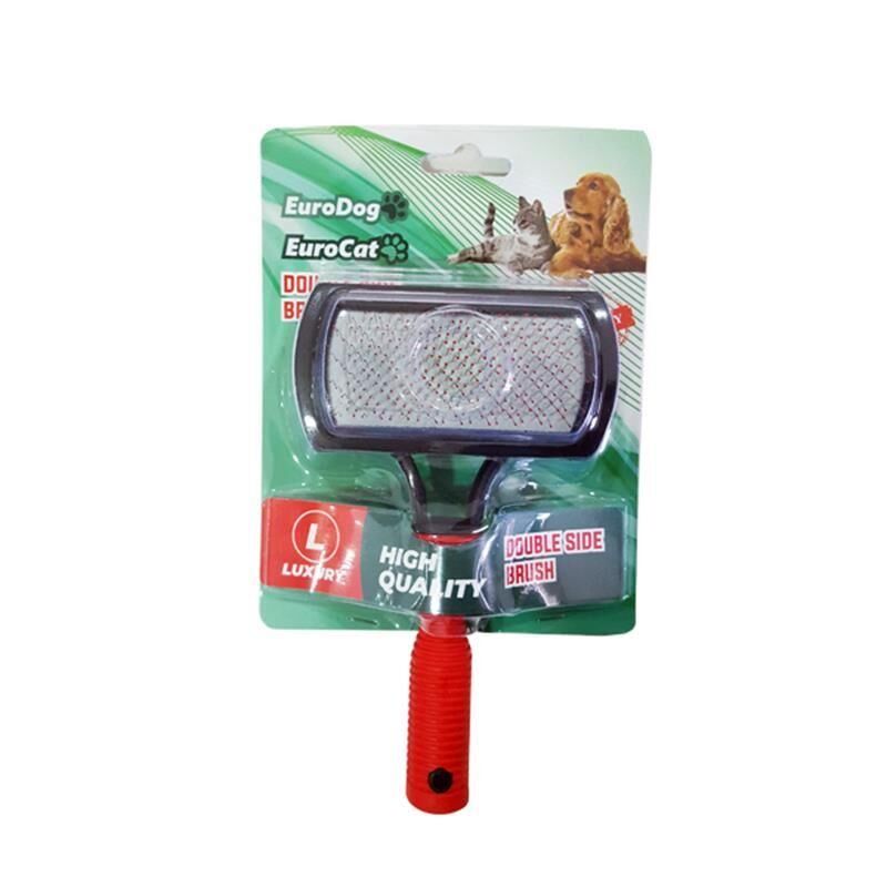 Eurodog - Cat Çift Taraflı Tarak Ve Fırça