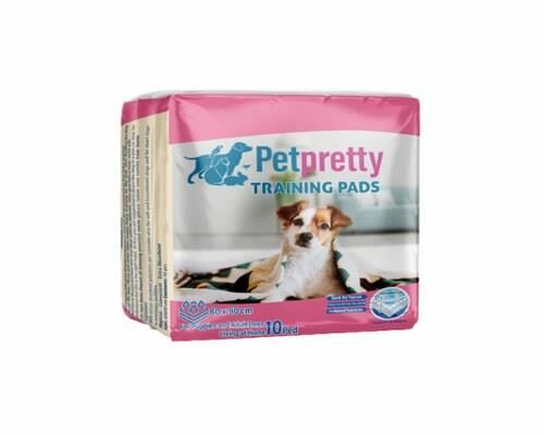 PET PRETTY TUVALET EĞİTİM PEDİ NATUREL 60x90 10'LU