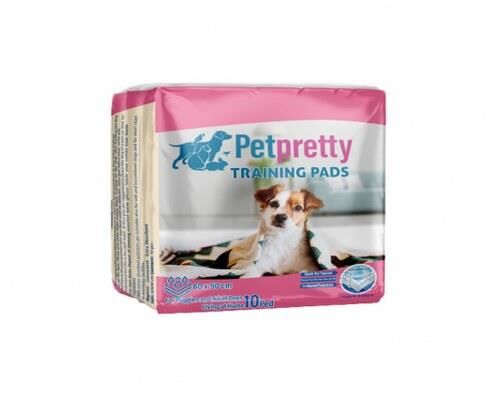 PET PRETTY TUVALET EĞİTİM PEDİ NATUREL 60x90 10'LU