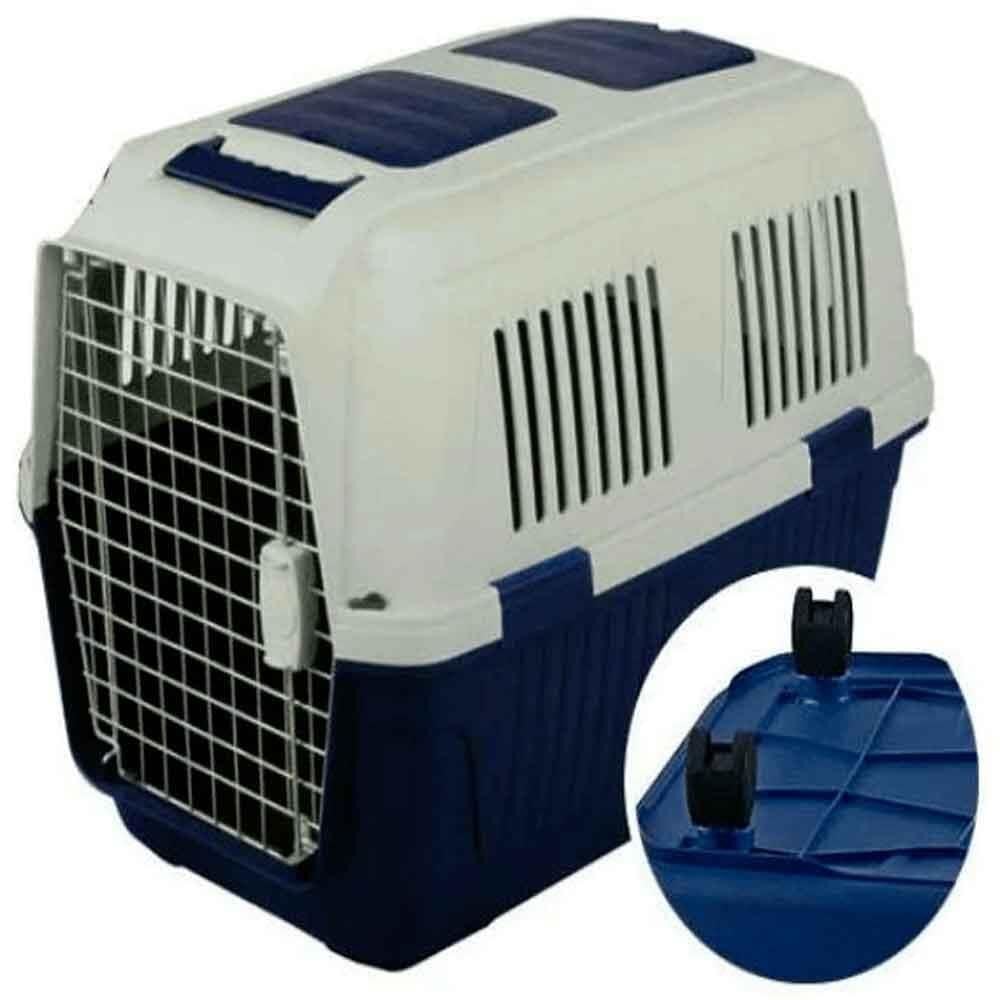 Strong Tekerlekli Köpek Taşıma Çantası Lacivert 71x53x52 Cm