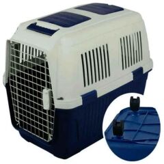 Strong Tekerlekli Köpek Taşıma Çantası Lacivert 71x53x52 Cm