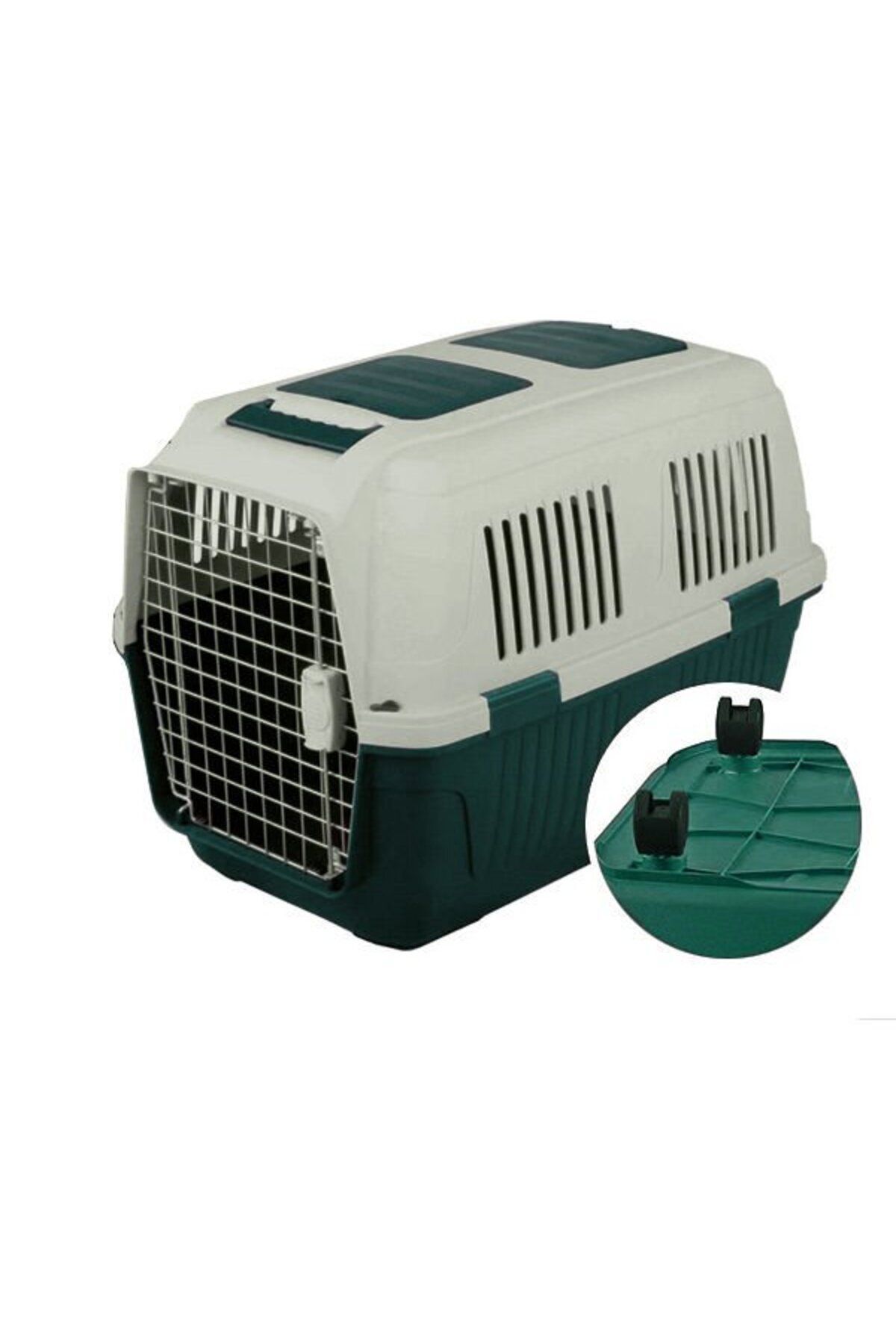 Strong Tekerlekli Köpek Taşıma Çantası Yeşil 71x53x52 Cm