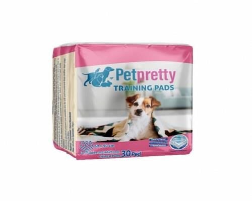 PET PRETTY TUVALET EĞİTİM PEDİ NATUREL 60x90 30'LU