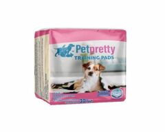 PET PRETTY TUVALET EĞİTİM PEDİ NATUREL 60x90 30'LU