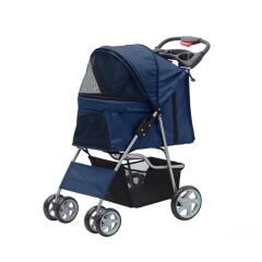 Pawise Kedi Köpek Gezdirme Puseti Mavi 68x46x100 cm