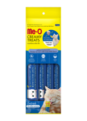 Me-O Creamy Tavuk & Ciğer & Keçi Sütlü Yetişkin Kedi Ödülü 4 x 15 G