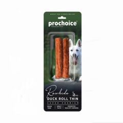 Prochoice Duck Roll Thin, Ördek Derili Köpek Ödül Çubuğu 2 parça