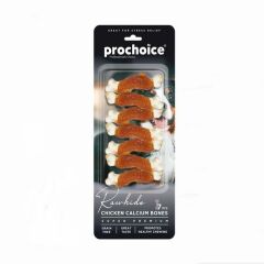 Prochoice Chicken Calcium Bones, Tavuk Sargılı Kalsiyum Kemik Köpek Ödülü 7 parça