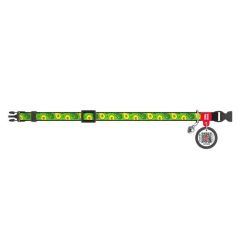 Waudog Collar QR Pasaportlu Kedi ve Ufak Irk Köpek Boyun Tasması 20-30 CM, 10 MM, L, Avocado