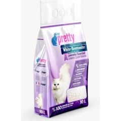 Pet Pretty Lavanta Kokulu Ince Taneli Topaklaşan Kedi Kumu 10 Lt